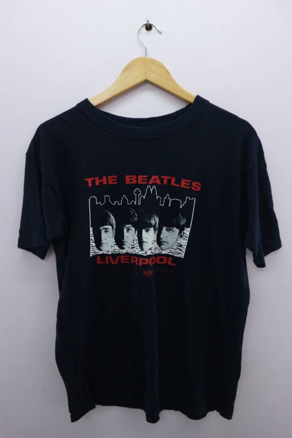 The Beatles Story Shirt Big Logo Rock And Roll Street Wear Top Etsy India