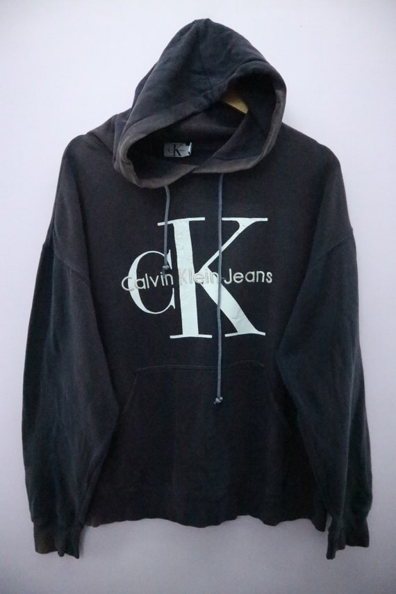 calvin klein jean hoodie