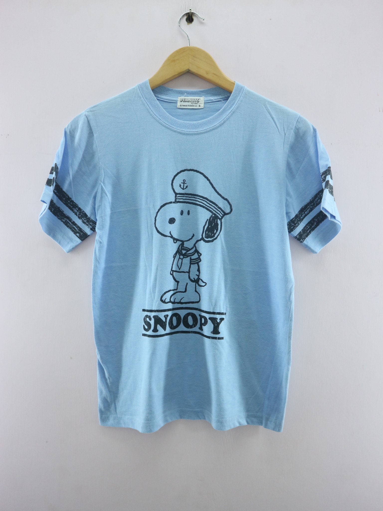 Vintage Peanuts Snoopy Shirt Big Logo Mariner Snoopy Cartoon Etsy Ireland