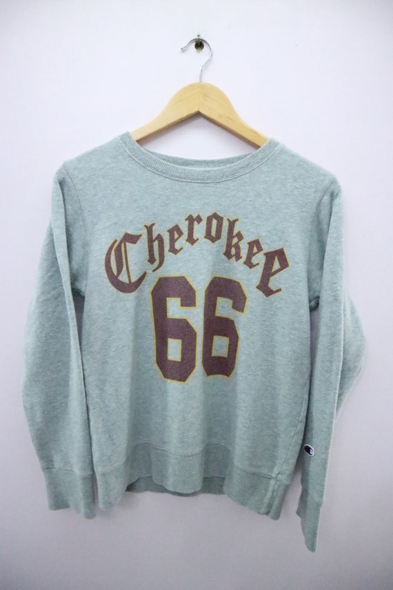 Vintage Champion Cherokee Sudadera Big Logo Ropa deportiva | Etsy México