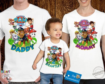 Paw Patrol Shirt Etsy