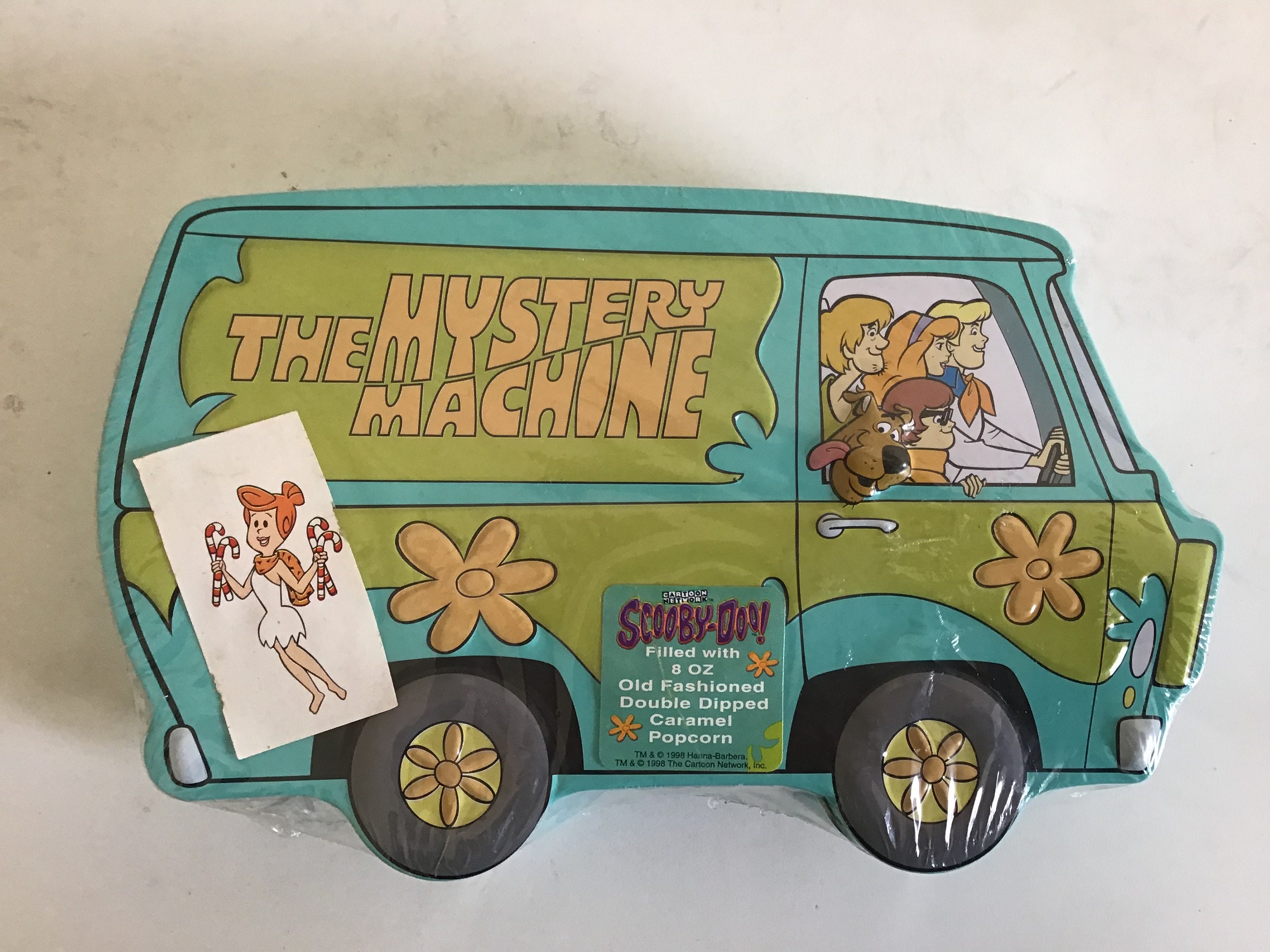 Vintage 1998 Scooby Doo Mystery Machine Tin Popcorn Etsy