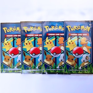 5 x Pokemon Trading Card Game 3 Card Booster Pack General Mills Promo Sealed - 2019