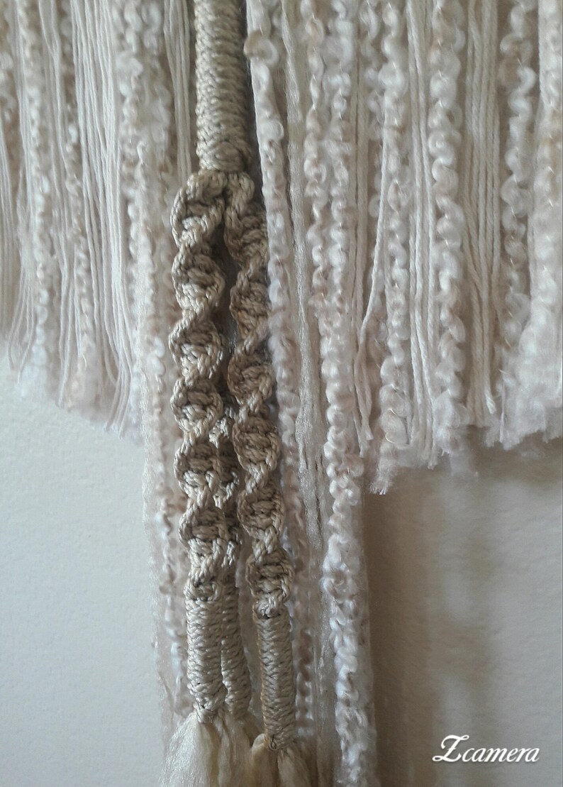 Large Round Macrame Wall Hanging. With FREE SHIPPING to US Etsy