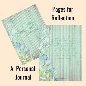 Guided Inspirational Journal and diary, words of encouragement and inspiration