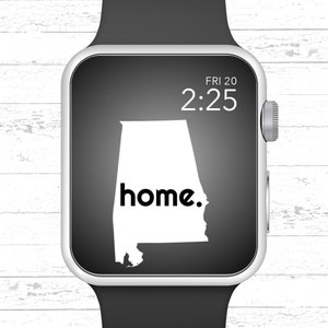 Alabama Home State, Apple Watch Wallpaper, Apple Watch Face Design