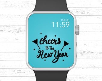 Apple Watch Wallpaper, Cheers To the New Year Apple Watch Face Design
