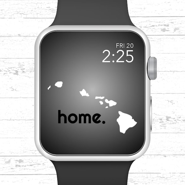 Estado natal de Hawái, fondo de pantalla de Apple Watch, diseño de carátula de Apple Watch