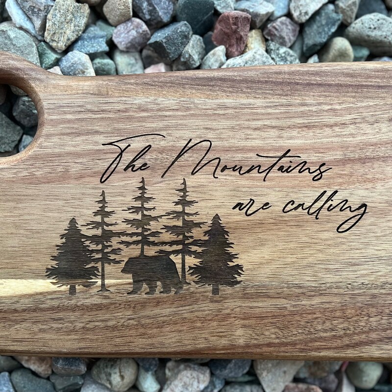 Rustic Board Design Rustic Cutting Board - Etsy