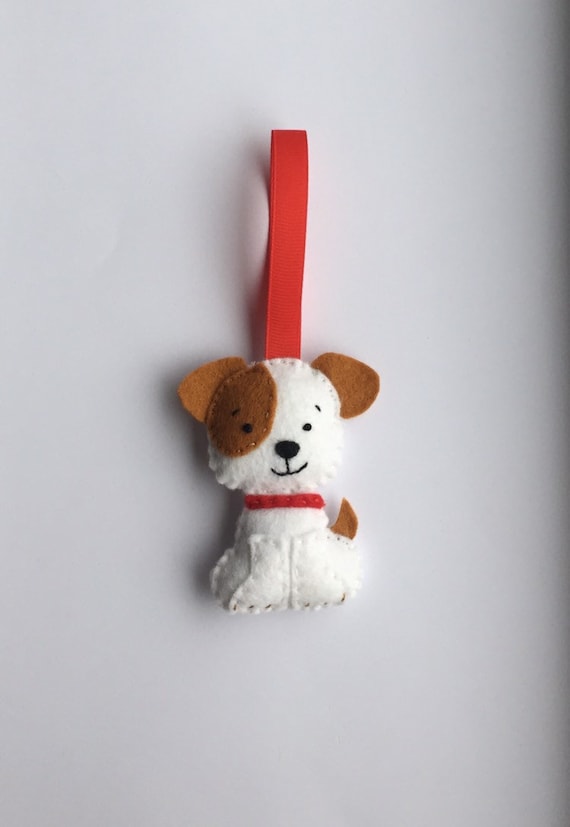 Puppy Christmas Ornament Dog Lover Gift Personalised Dog Etsy