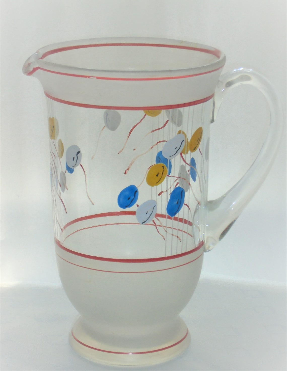 Vintage Lemonade Jug 2 Pint Capacity Etsy