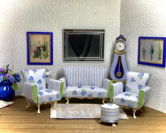 Mini Divano 1:25, Cuscino, Poltrona, Mobili in Miniatura per Casa delle Bambole, Accessori per Decorazione d'Interni, Giocattolo da Costruzione  26