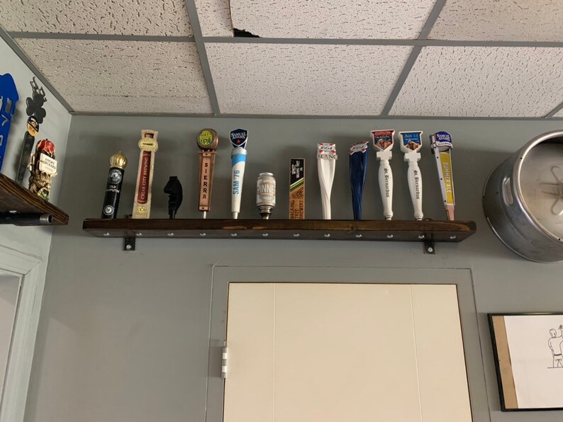 Tap handle display shelf Etsy