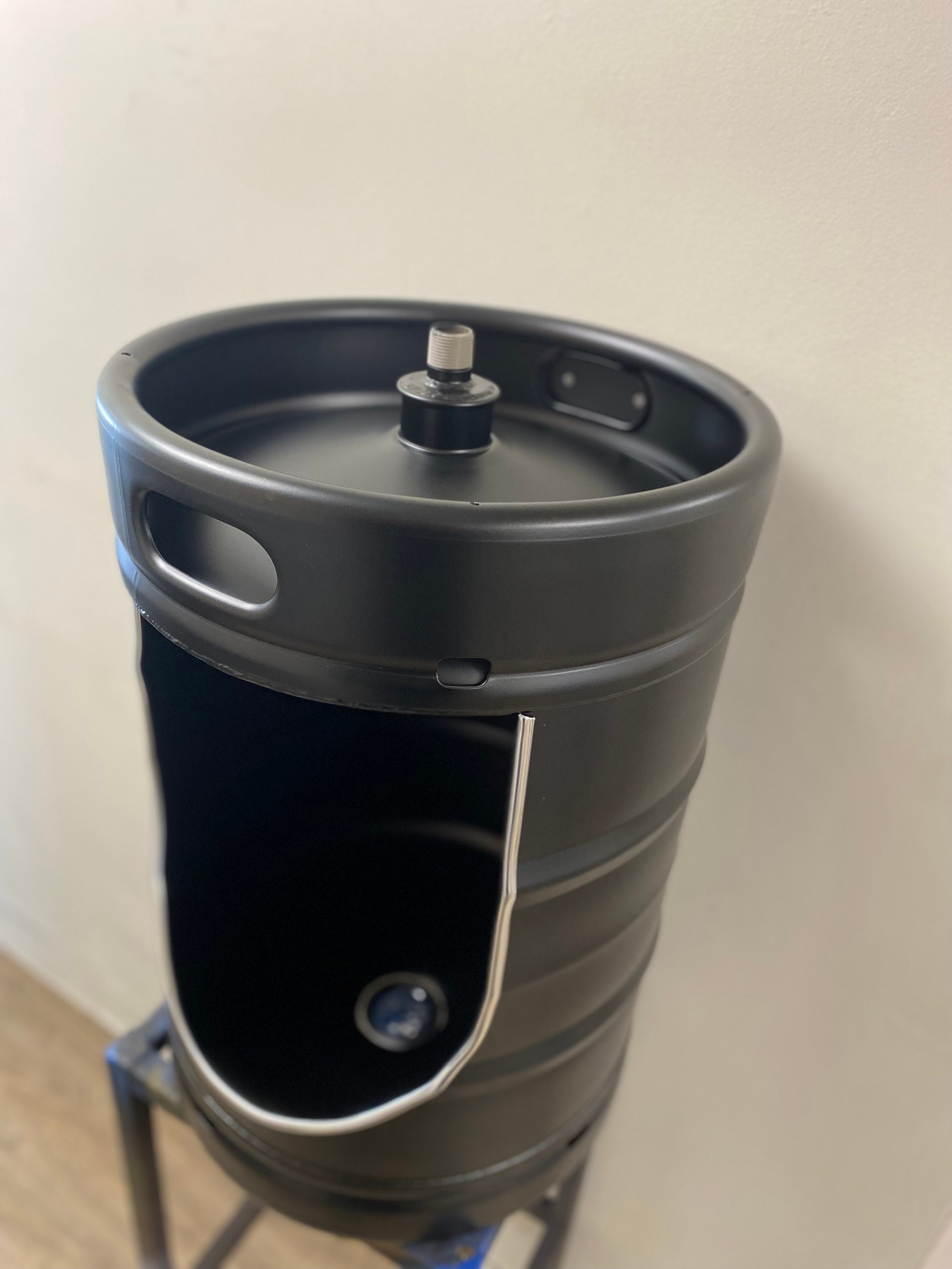 Powder Coated Recycled Keg Urinal W/ Flusher Etsy