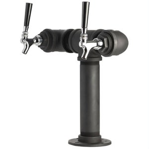 Industrial Black Pipe Beer Tap Tower – Handmade  beer Draft Tower for Home Bar, Kegerator or Man Cave , single , double, triple.,