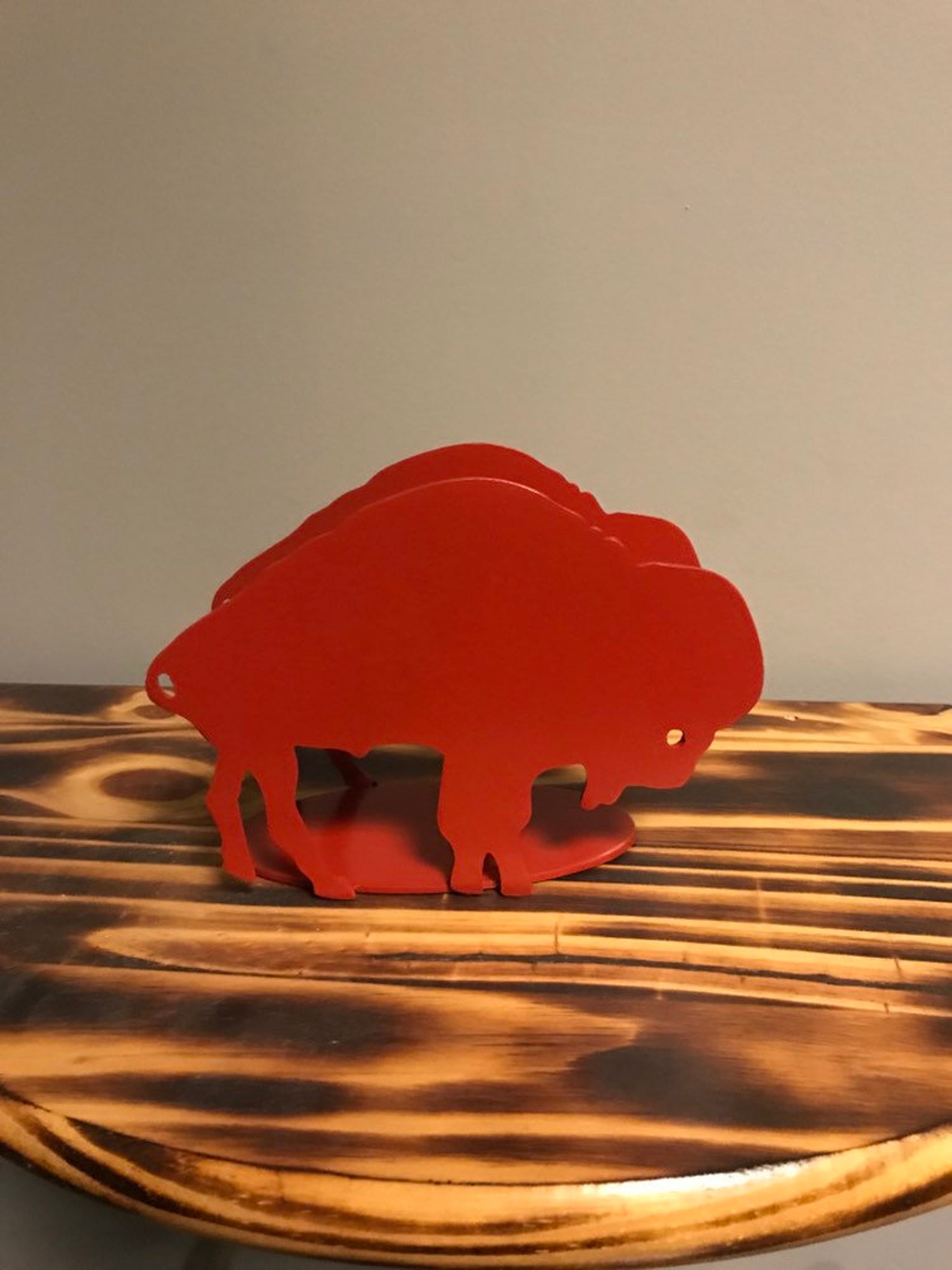 Buffalo napkin holder Etsy