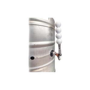Golf Ball Beer Tap Handle – Custom Kegerator Tap Knob – Man Cave Bar Decor – Golf Gift for Him – 1 2 3 4 Ball Options