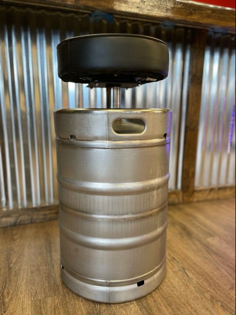 Keg Bar Stool Etsy