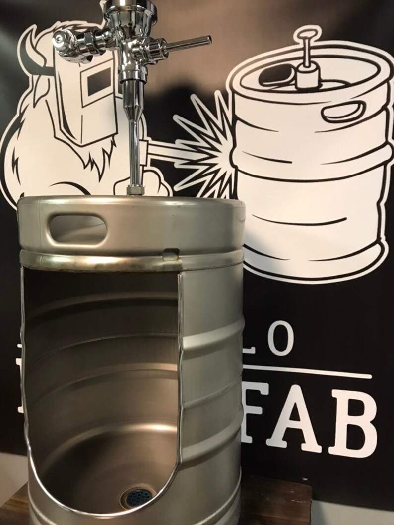 Keg urinal w/ flusher Etsy