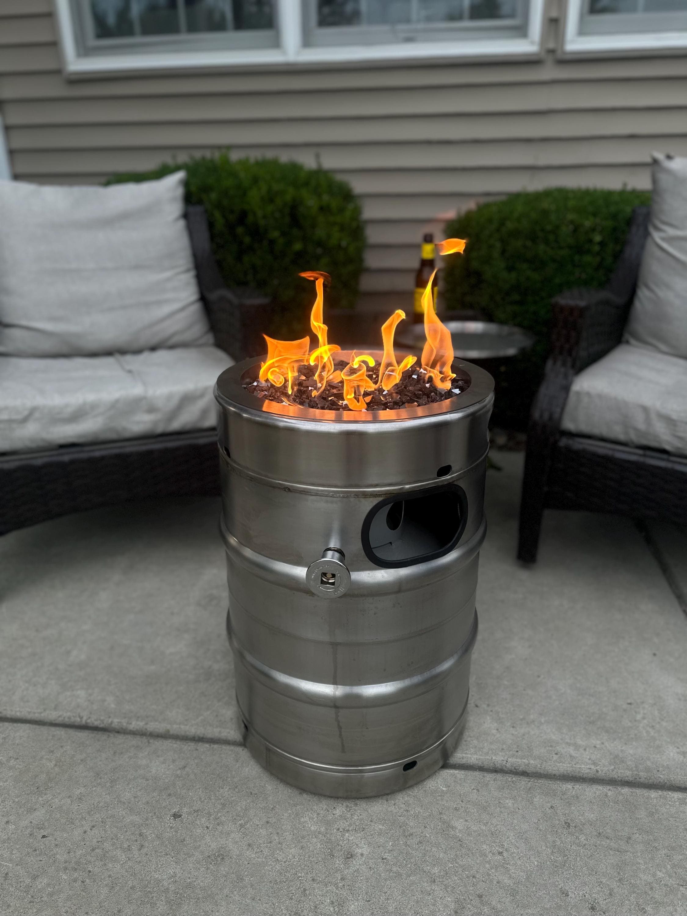 Keg Propane Fire Pit – Custom Beer Keg Patio Fire Table - Etsy, image size:2250x3000