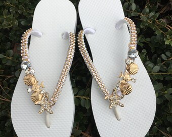 gold flip flops bulk