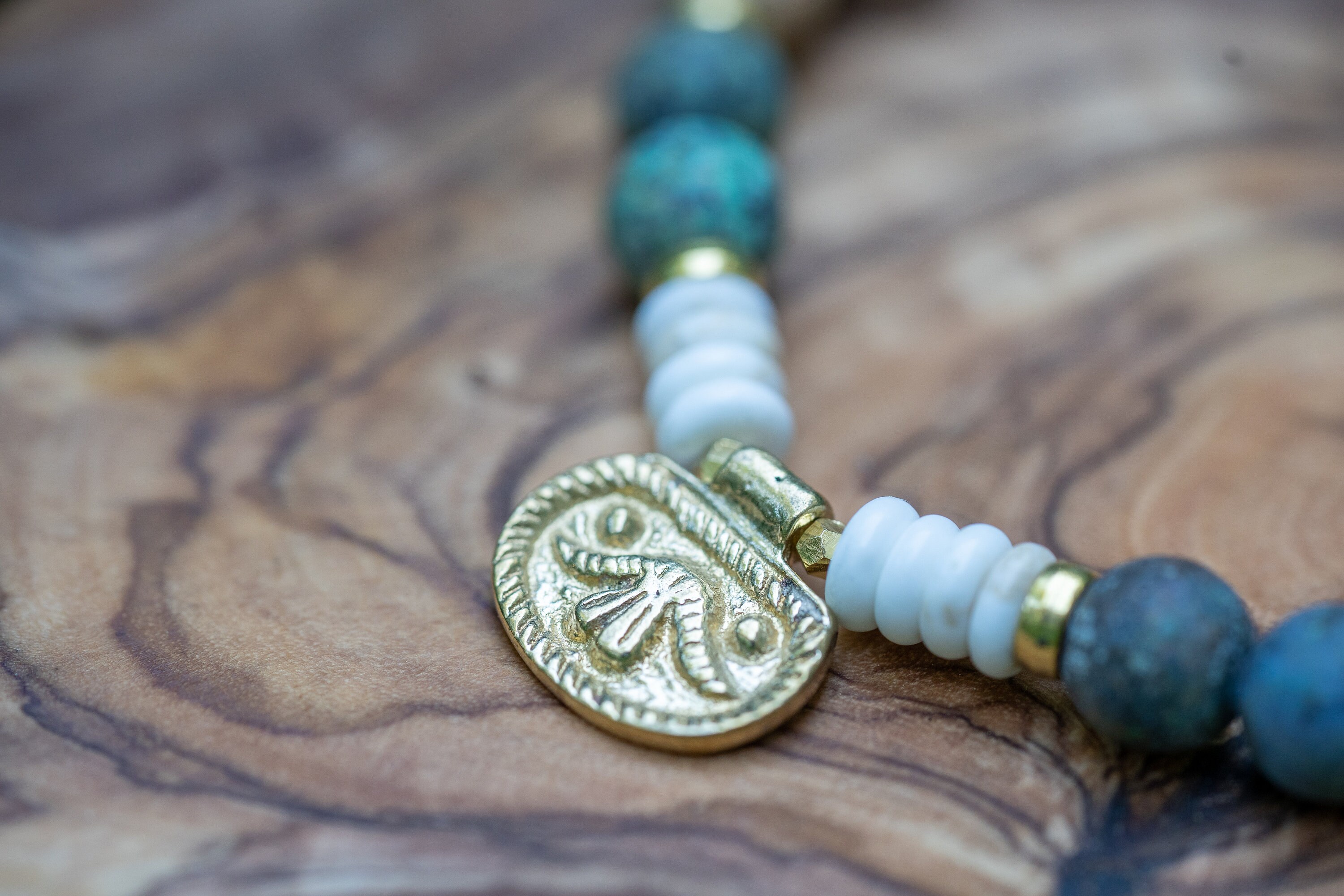 Awaken the Soul Mala Bracelet | TURQUOISE | White Turquoise | Empath ...
