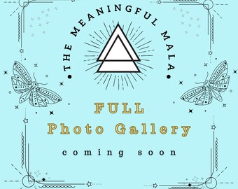 The Grounded Vision 27 bead Mala For Clarity, Focus, and Steady Direction Apatite Petrified Wood Rutile Smoky Quartz