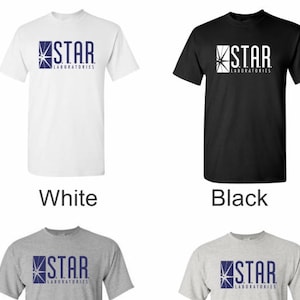 Star Labs The DC Flash Comics Superhero Reverse CW T-Shirt Tee