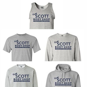 Keith Scott Body Shop  Adult  T shirts Sweatshirt Tank Top  Hooded