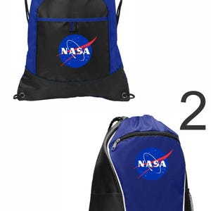 NASA Vintage Style  Bag NASA Meatball Logo Backpack