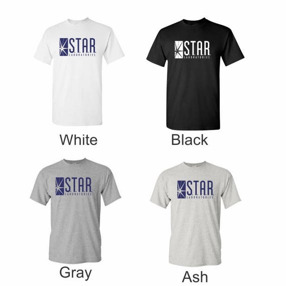 Star Labs the DC Flash Comics Superhero Reverse CW T-shirt Tee