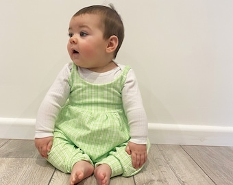 Spring Green Napa Romper / Balloon Romper