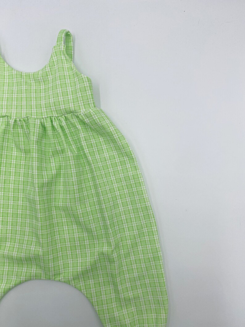 Spring Green Napa Romper / Balloon Romper image 6