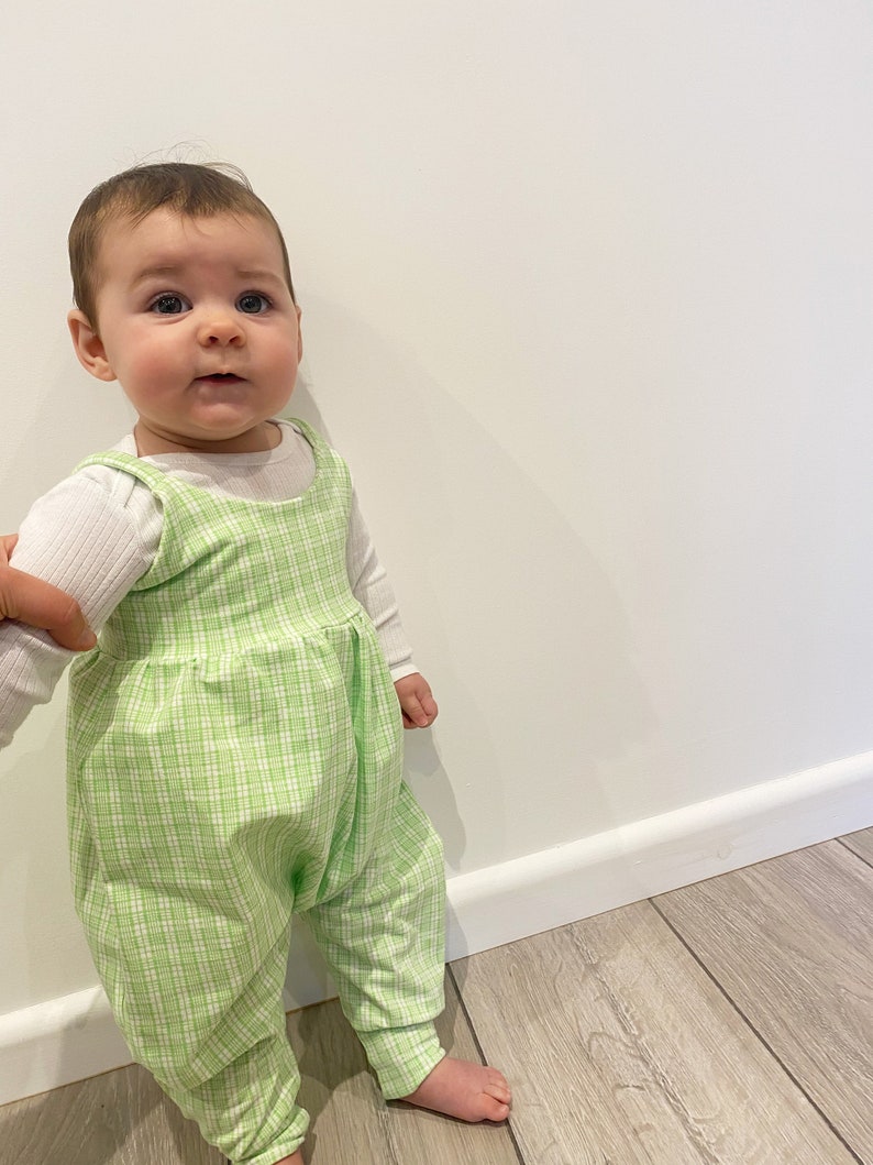 Spring Green Napa Romper / Balloon Romper image 7