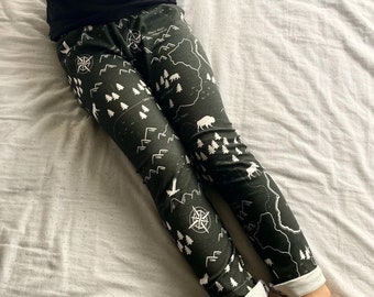 Waldkarte Leggings / Harem Slim Fit Leggings