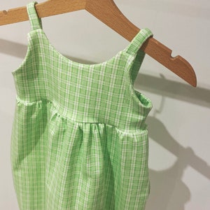 Spring Green Napa Romper / Balloon Romper image 2