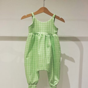 Spring Green Napa Romper / Balloon Romper image 4