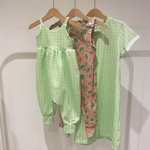 Spring Green Napa Romper / Balloon Romper image 9