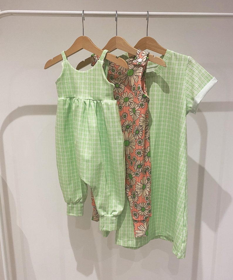 Spring Green Napa Romper / Balloon Romper image 9