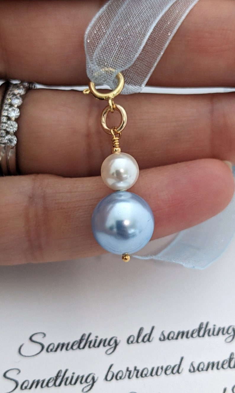 Something Blue for Bride Gift From Mom Wedding Ceremony 14k Gold Fill ...