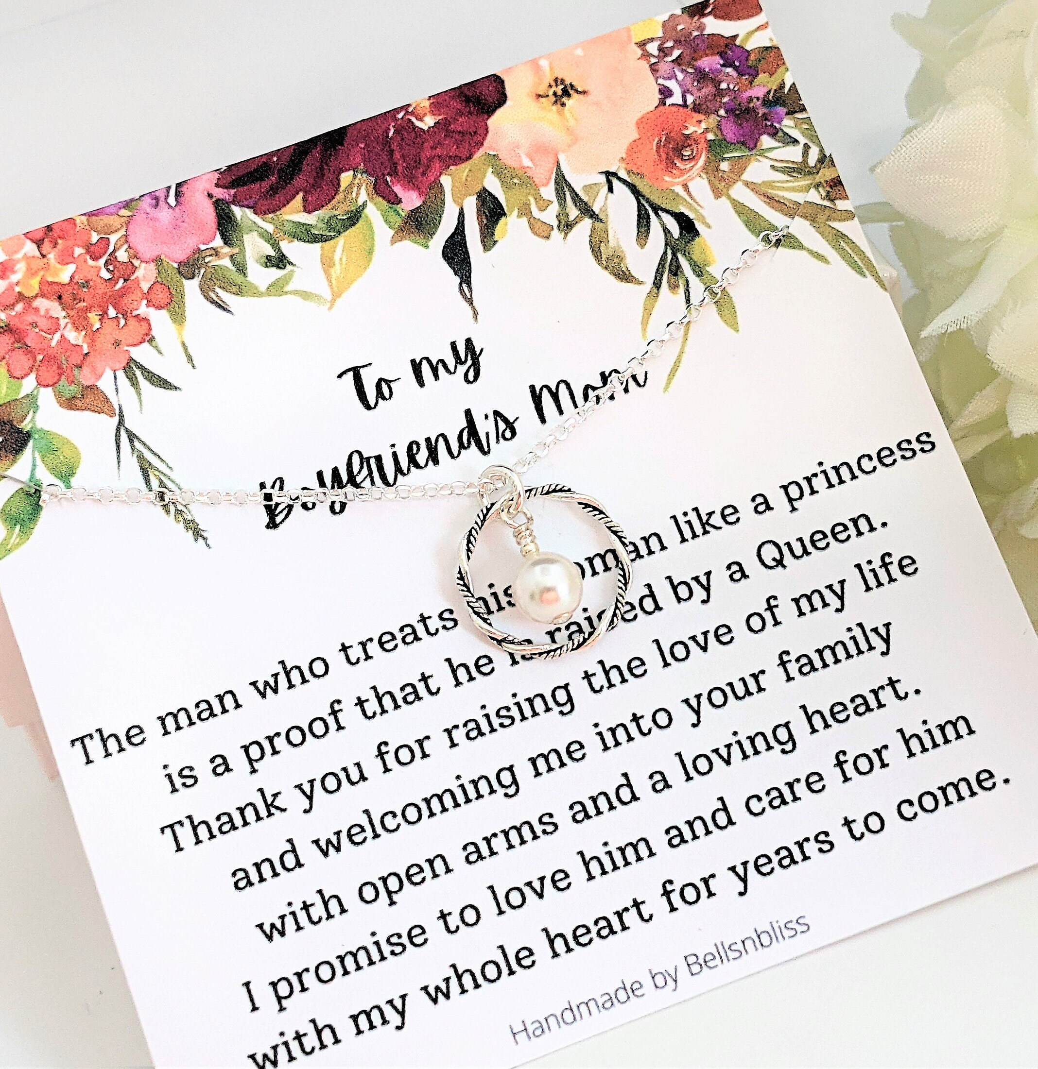 Boyfriends Mom Birthday Gift for Boyfriends Mom Mother Etsy