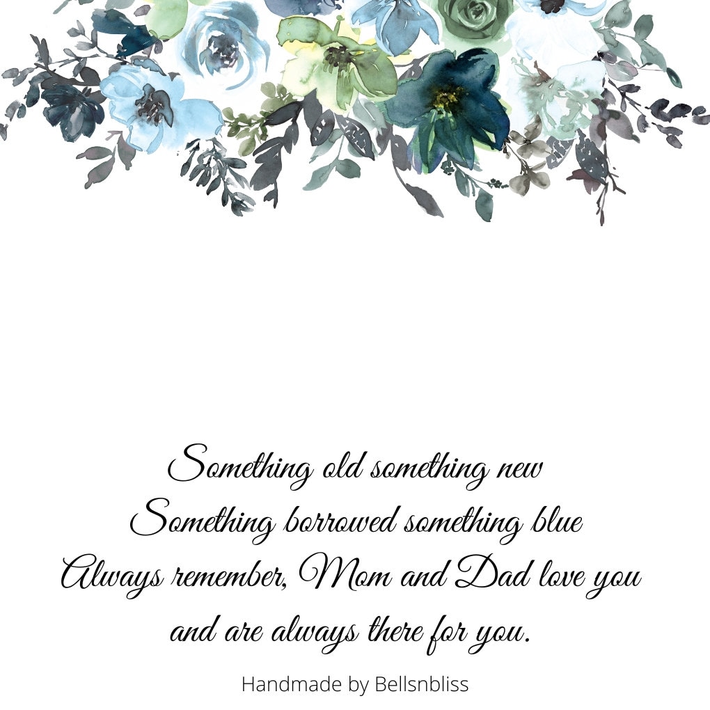 1 Set Something Blue Pour Mariée Charme De Mariée Porte-Clés D'Ange Perle Bleu Cadeau De Porte-Clés De Fête De Mariage Carte De Mariée Pour Douche Sainte Communion Célébration