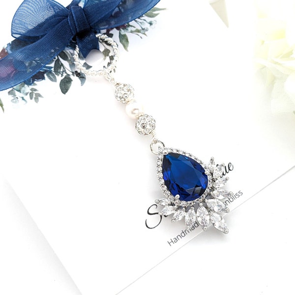 Something blue for Bride gift from Friend, Bridal shower Wedding Ceremony Gift from Mom Bride gifts Something Old New Blue Bouquet charm