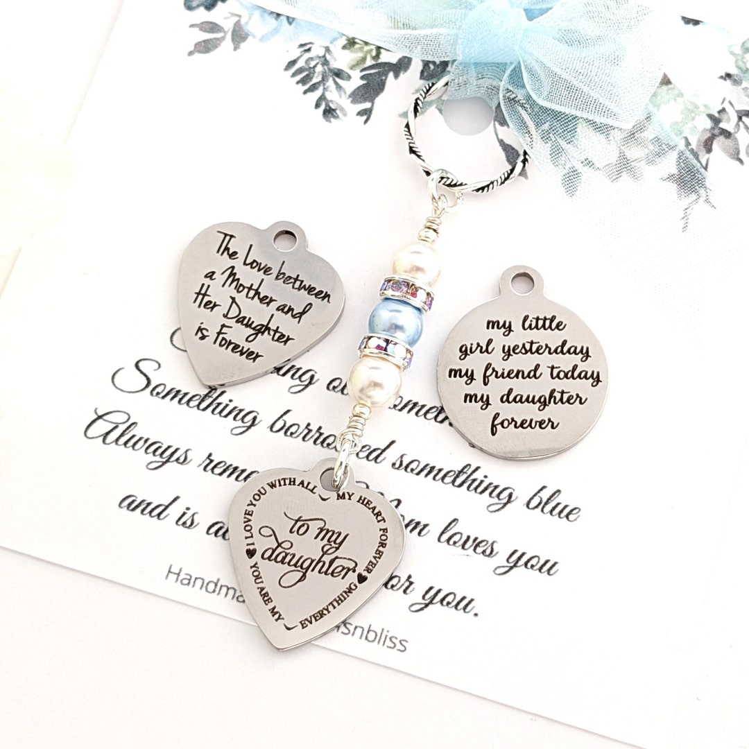 Something Blue For Bride From Mom Bride Gift From Mom Daughter Wedding