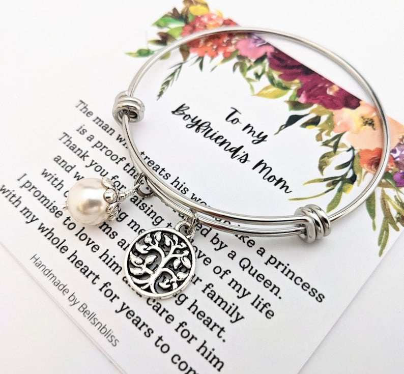 To My Boyfriends Mom Gift for Boyfriends Mom Tree of Life Etsy