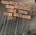 20, 40, 80 Packs of Copper Garden Markers + Labels + Oil Based Marker -- Plant Tag -- Herb Marker -- Planter Earth -- Garden Supplies --