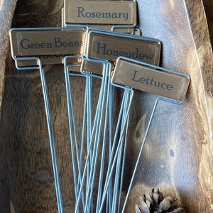 20, 40, 80 Packs of Copper Garden Markers / Custom Plant Stakes / Plant Labels bild 3