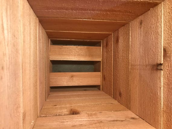 36 Tall Cedar Wood Planter Mocha Patio Planter / Etsy