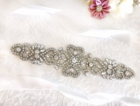 vintage wedding sash