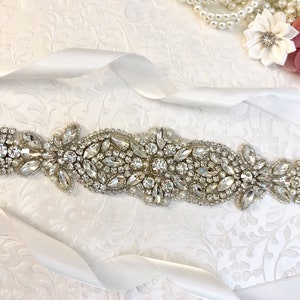Silver Bridal Belt, Wedding Belt, Bridal Sash, Bridal Sashes and Belts, Crystal Bridal Belt, Rhinestone Bely, Wedding Belts, Wedding Dress